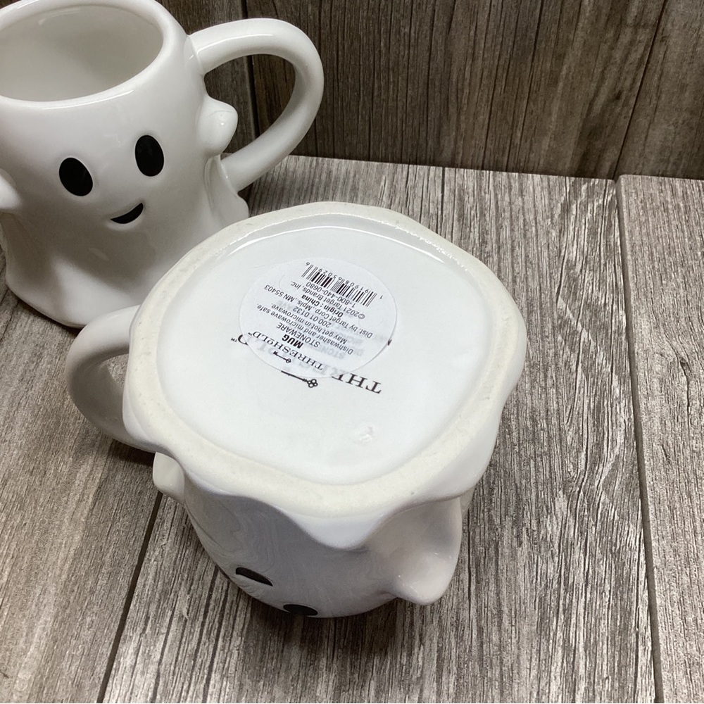 Stoneware Halloween 2021 Ghost Mug Set of 2 Threshold Target 10oz New Boo Cups - Picture 6 of 13
